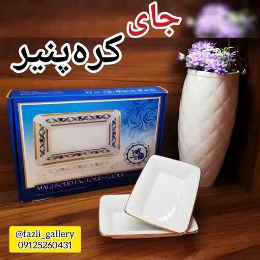 دیس تخت چینی کوچک جفتی جای کره پنیر  جاکره ای  زیتون خوری  خرما خوری دیس