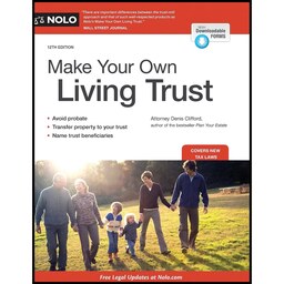 کتاب زبان اصلی Make Your Own Living Trust اثر Denis Clifford Attorney