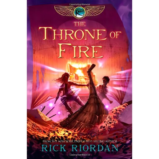 کتاب زبان اصلی The Throne of Fire The Kane Chronicles Book  اثر Rick Riordan