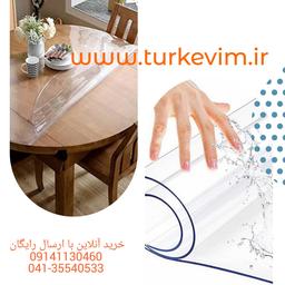 طلق رومیزی(100 در 500سانت)شفاف 2میل محصولی از نیل ترکیه