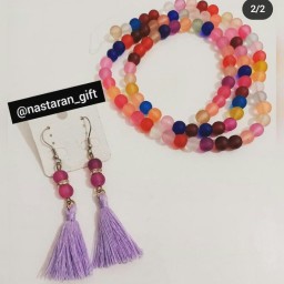 گوشواره سنگی منگوله دار