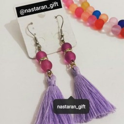 گوشواره سنگی منگوله دار