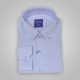 پیراهن مردانه جنس پارچه فلورا رنگ آبی روشن کد 5148