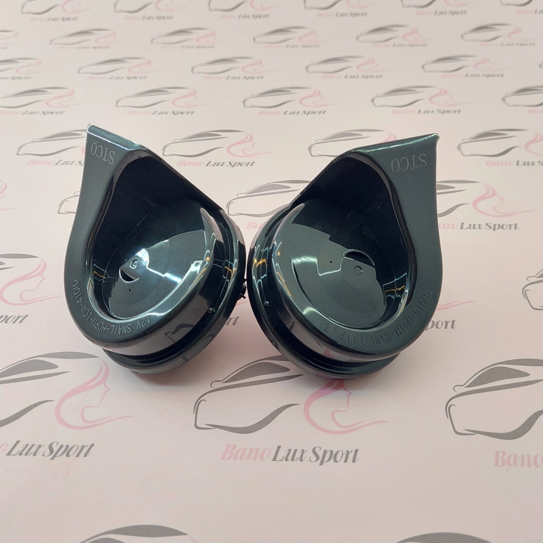 بوق حلزونی پژویی با سوکت و رله فابریک   در بسته بندی 2 عددی