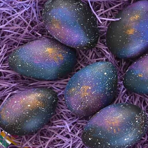 پک 10 عددی گیفت تخم مرغ کهکشانی(هفتسین،آویز،عیدی،عید نوروز)