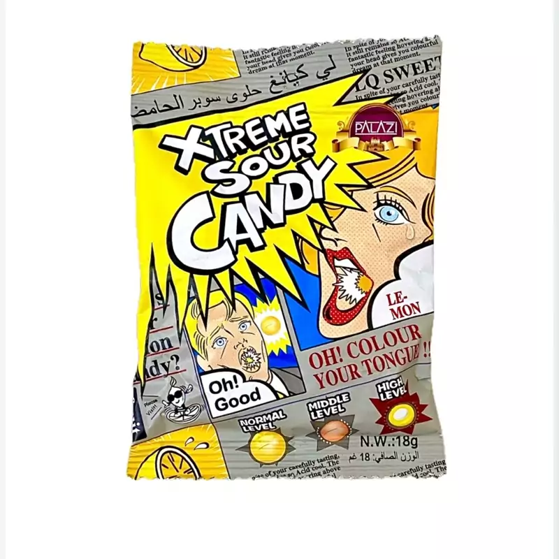 آبنبات ترش با طعم لیموXTREME SOUR CANDY