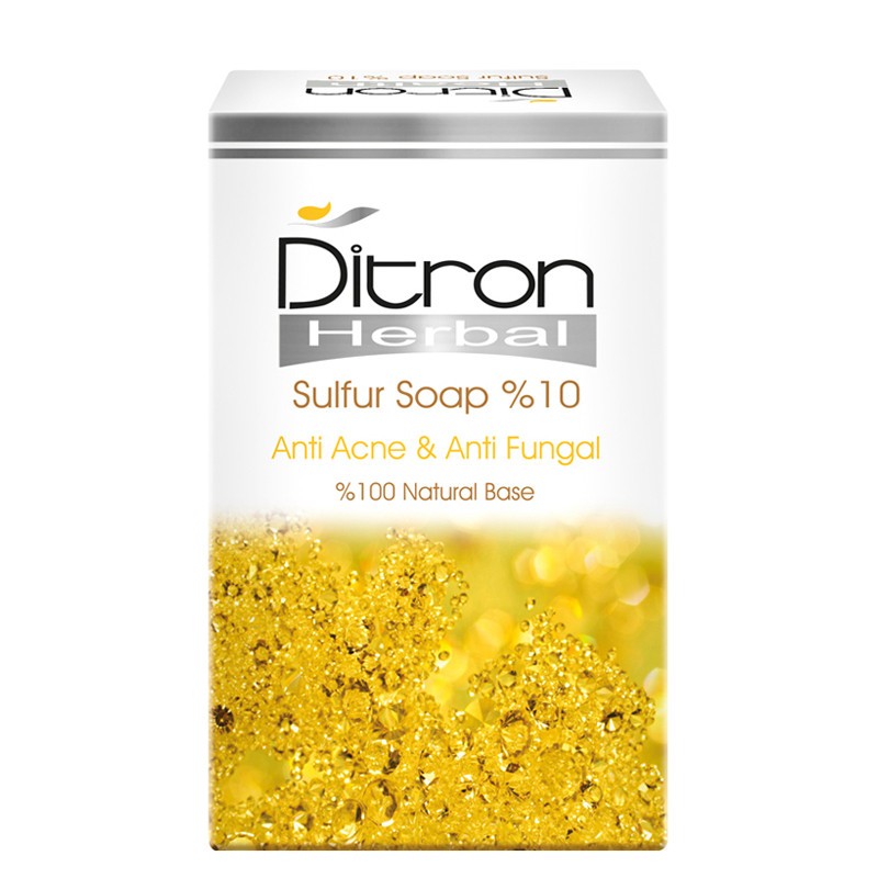 صابون ضد آکنه دیترون مدل Sulfur وزن 110 گرم