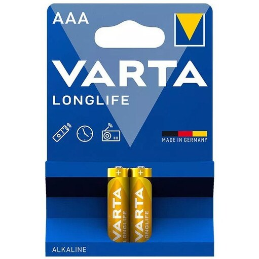باتری نیم قلمی وارتا مدل LONG LIFE