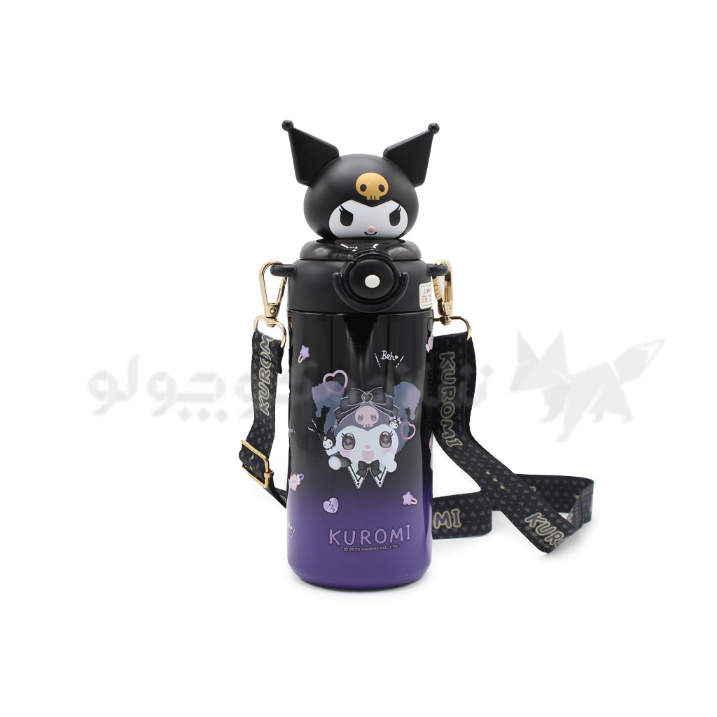تراول ماگ 600 میل نی دار طرح کرومی کد: KU3121