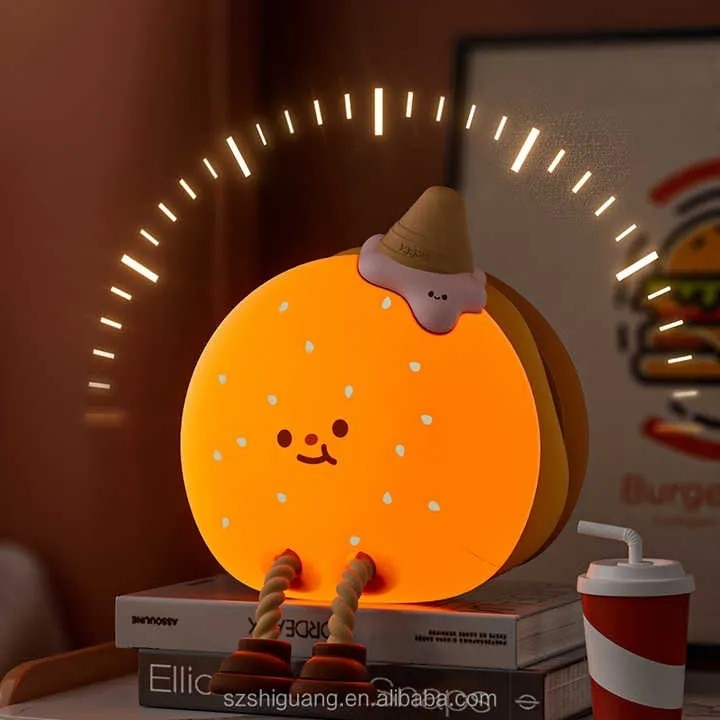چراغ خواب سیلیکونی طرح EGOGO Burger