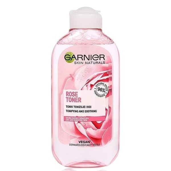 تونر گل رز گارنیر مدل Rose Toner برای پوست های خشک و حساس حجم 200 میل