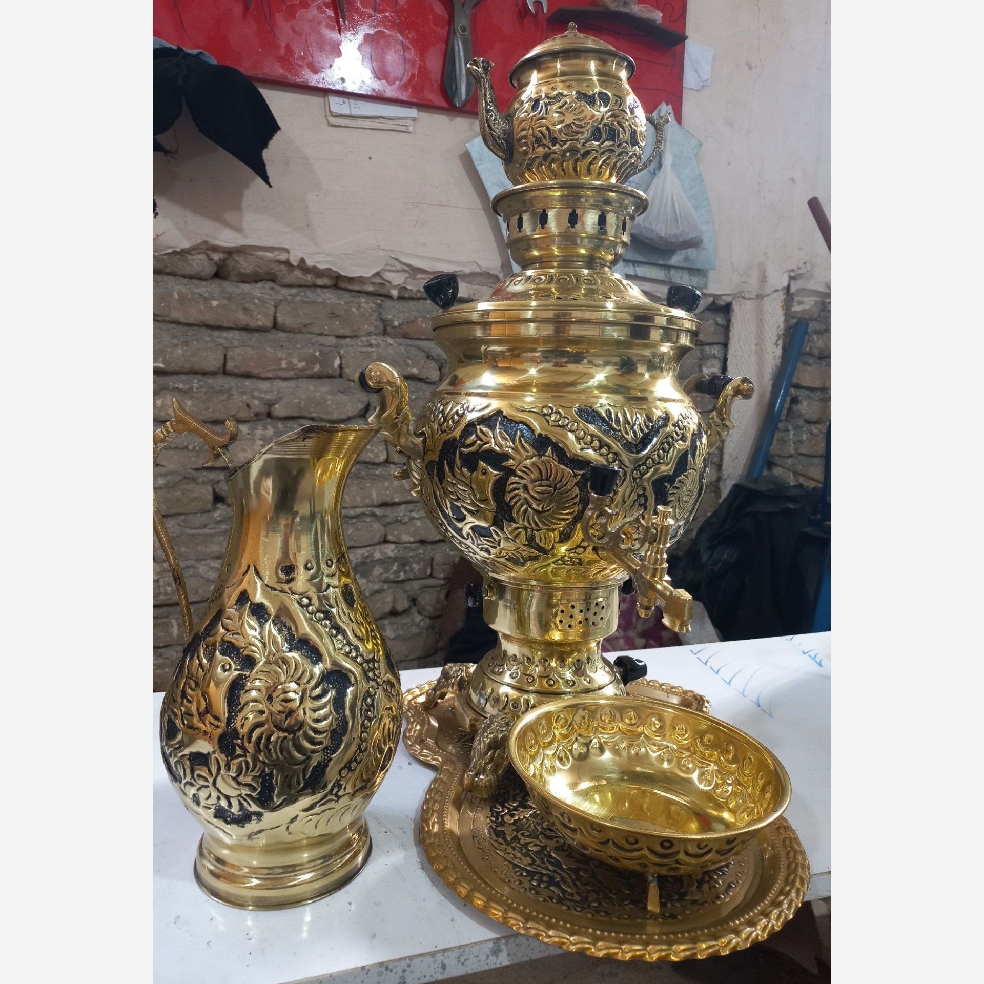 سماورطلائی وسرویس