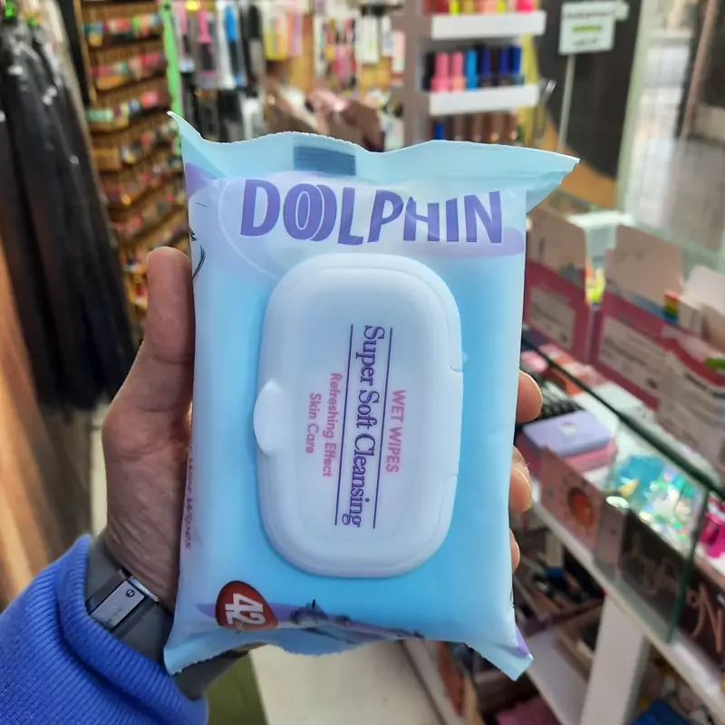 دستمال مرطوب دلفین 