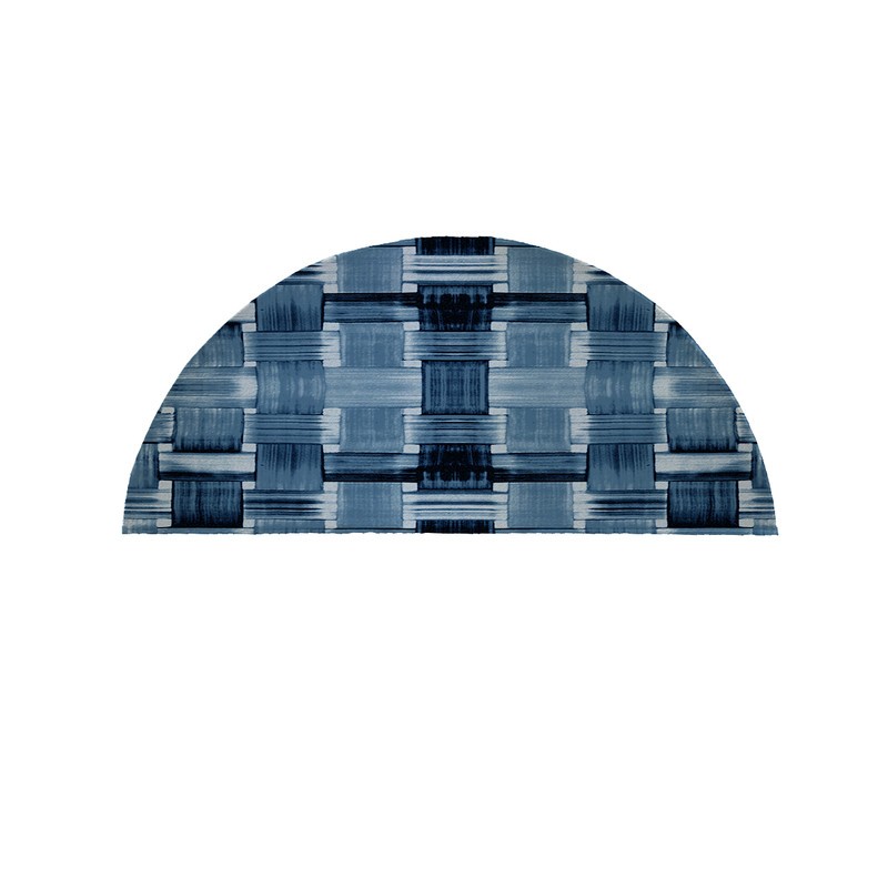 پادری مدل نیم دایره طرح کلاسیک حصیری کد 9278 سایز 90×45 سانتی متر