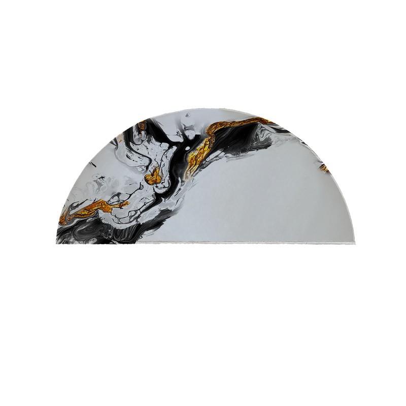 پادری مدل نیم دایره طرح سنگ کد 8628 سایز 90×45 سانتی متر