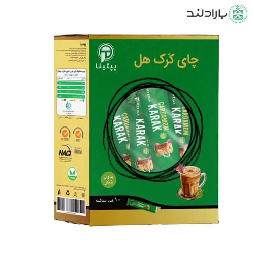 چای کَرک هل بدون قند پپتینا (شیرین شده با استویا)