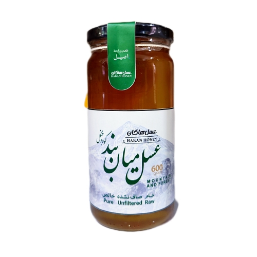 عسل میان بند ارگانیک هاکان (کوه و جنگل) 600 گرم ( دارای گواهینامه ارگانیک )