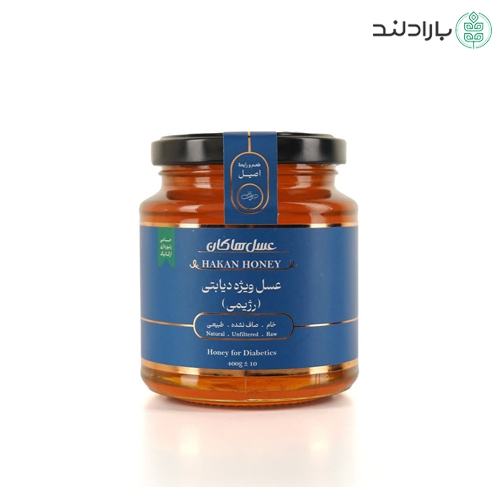 عسل ویژه دیابتی ارگانیک هاکان (رژیمی) - 400 گرم