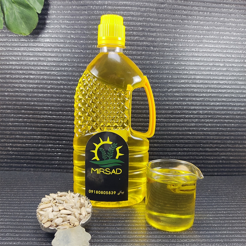 روغن افتابگردان خالص میرصاد-500 سی سی-مناسب پخت و پز و سالاد