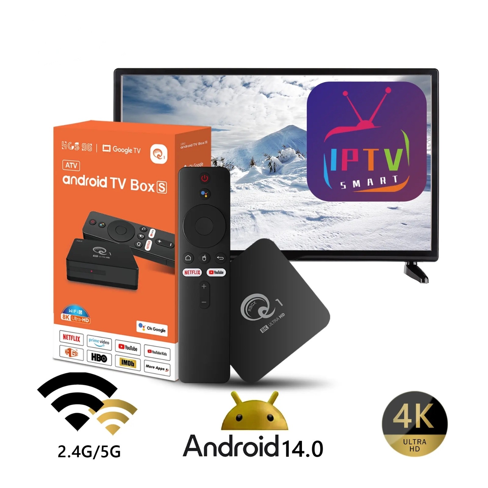 اندروید باکس Q1 RBOX 4GB+64GB