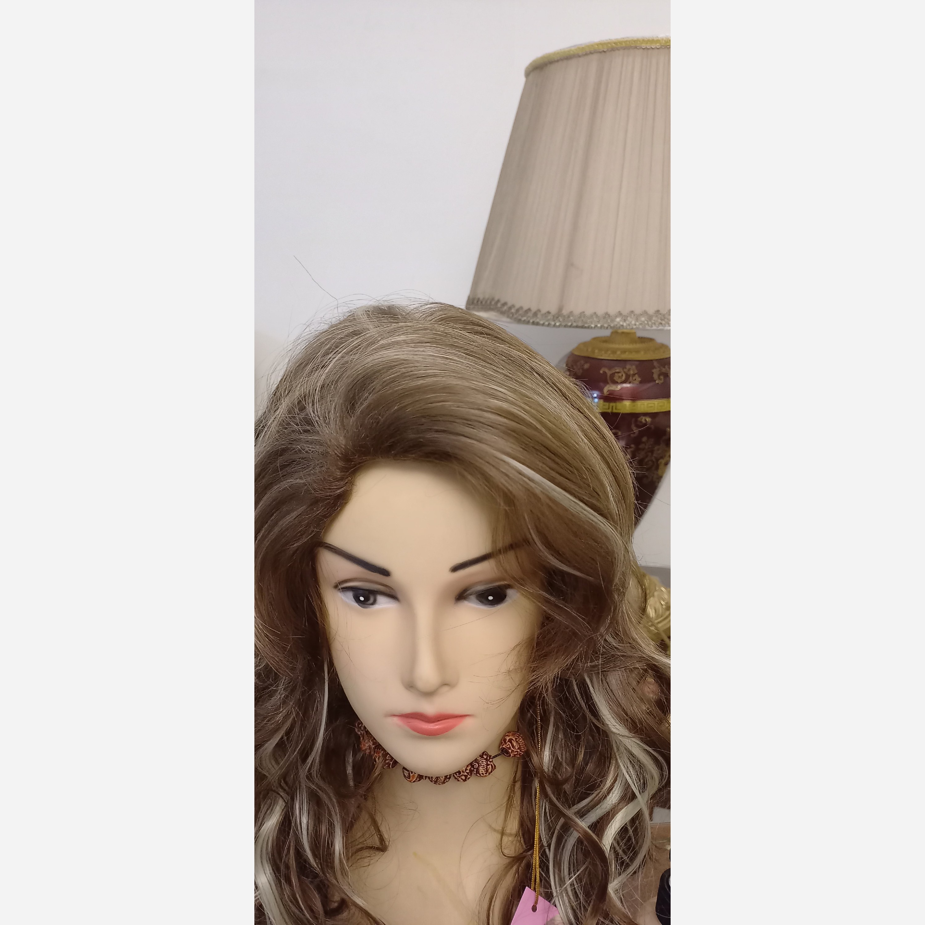 کلاه گیس مش نسکافه ای مات لاکچری و شیک