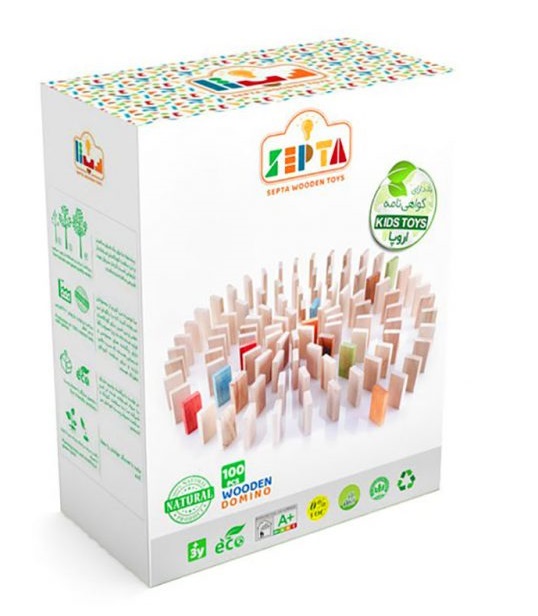 بازی دومینو 100 قطعه سپتا (نو،قسطی،باتخفیف)