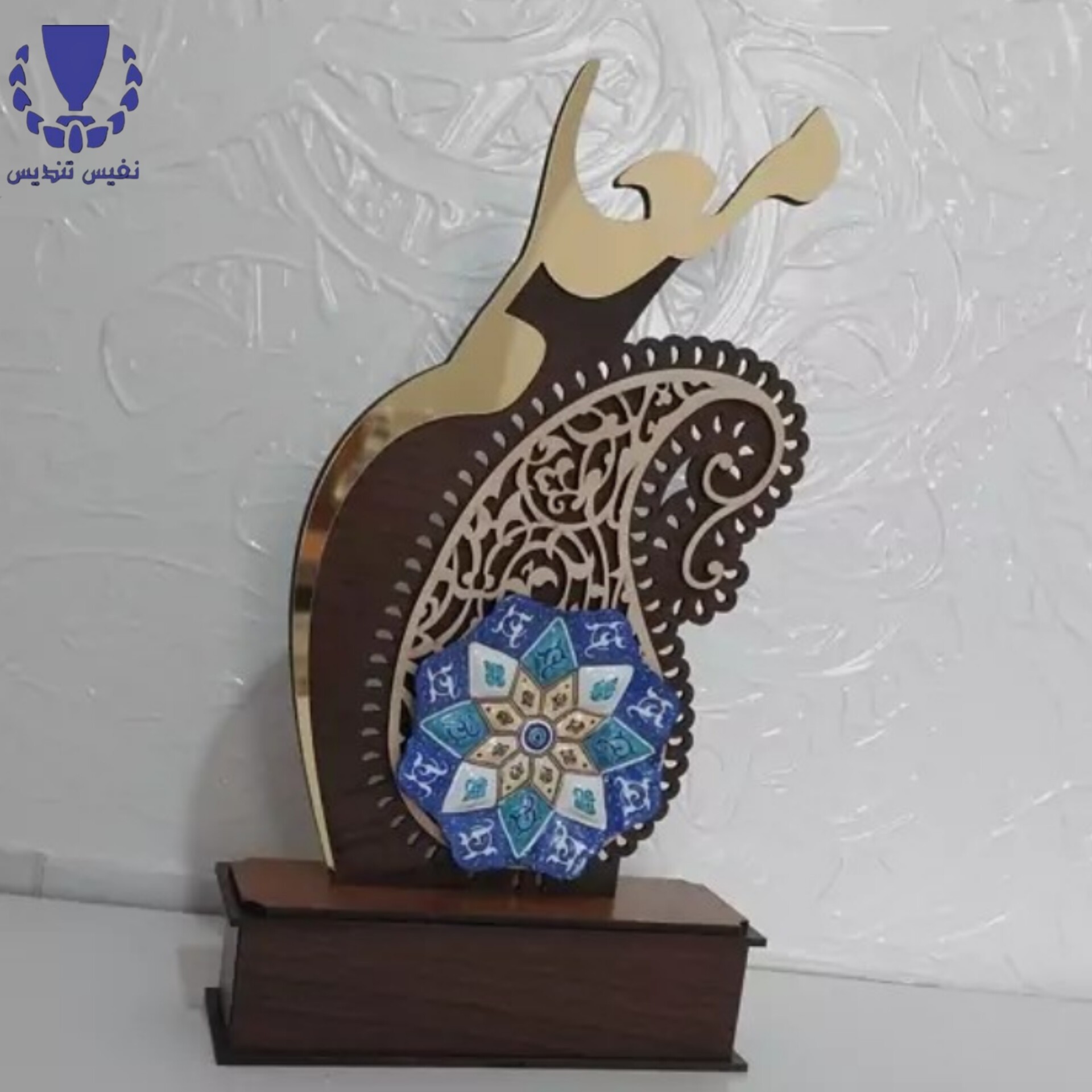 تندیس میناکاری ویژه روز معلم (پس کرایه)