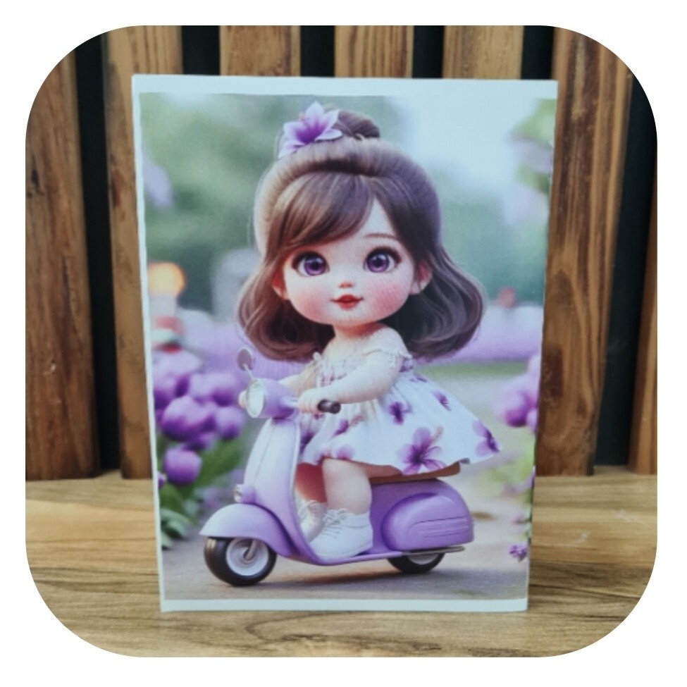 دفتر دخترانه فانتزی کد 068