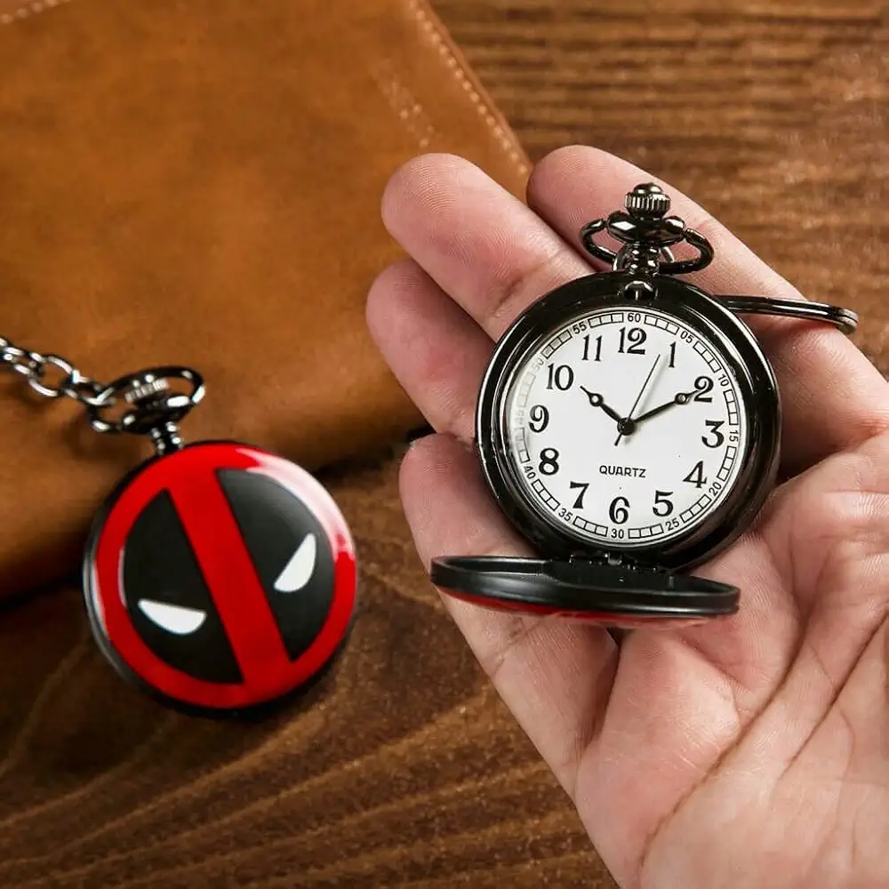 گردنبند ساعتی طرح ددپول