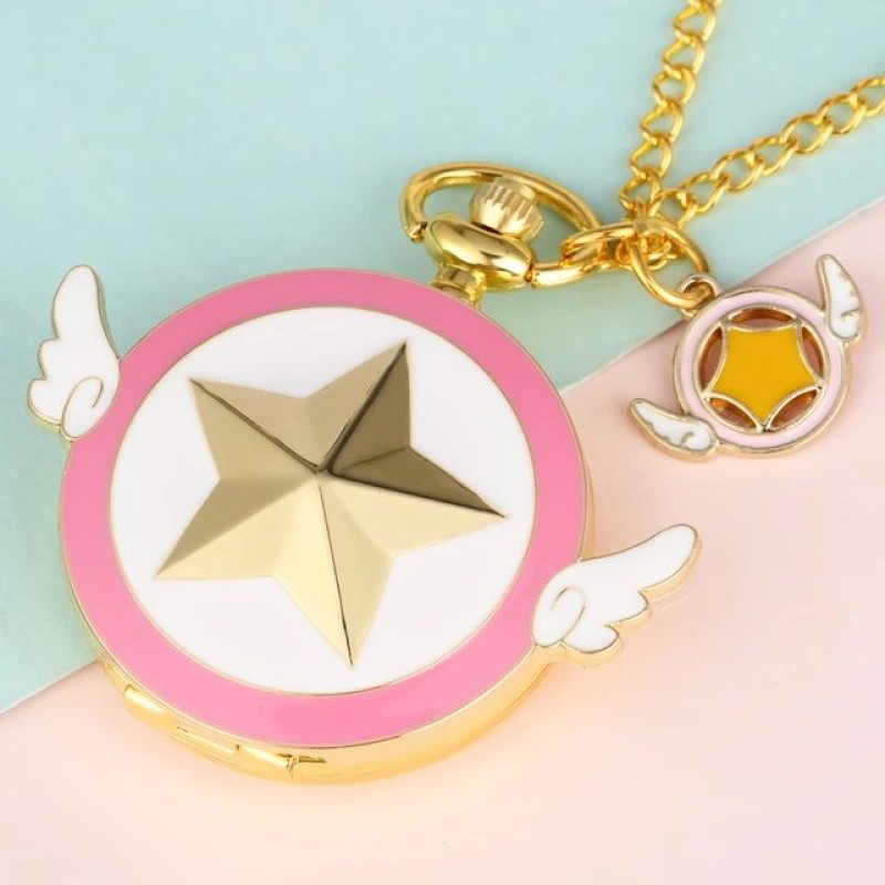 گردنبند ساعتی طرح ساکورا کینوموتو