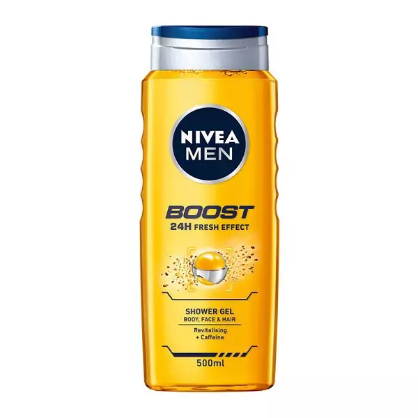 شامپو سر و بدن نیوآ مردانه مدل BOOST حجم 500 میل