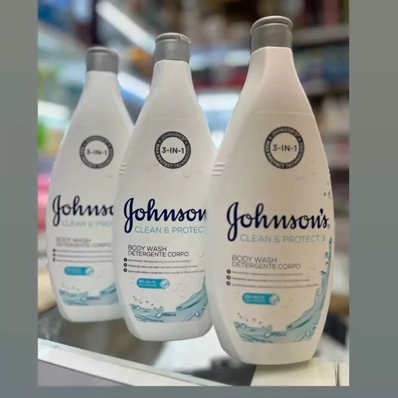 شامپو بدن جانسون حاوی نمک دریا مدل Clean Protect 3