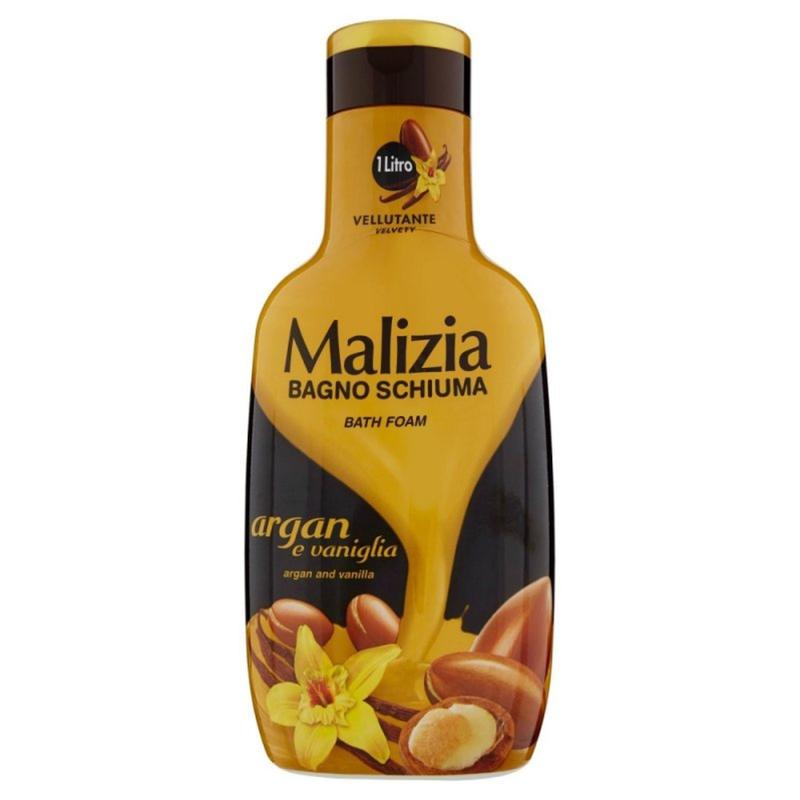 شامپو بدن مالیزیا Malizia مدل argan and vanillaرایحه آرگان و وانیل حجم 1000 میل