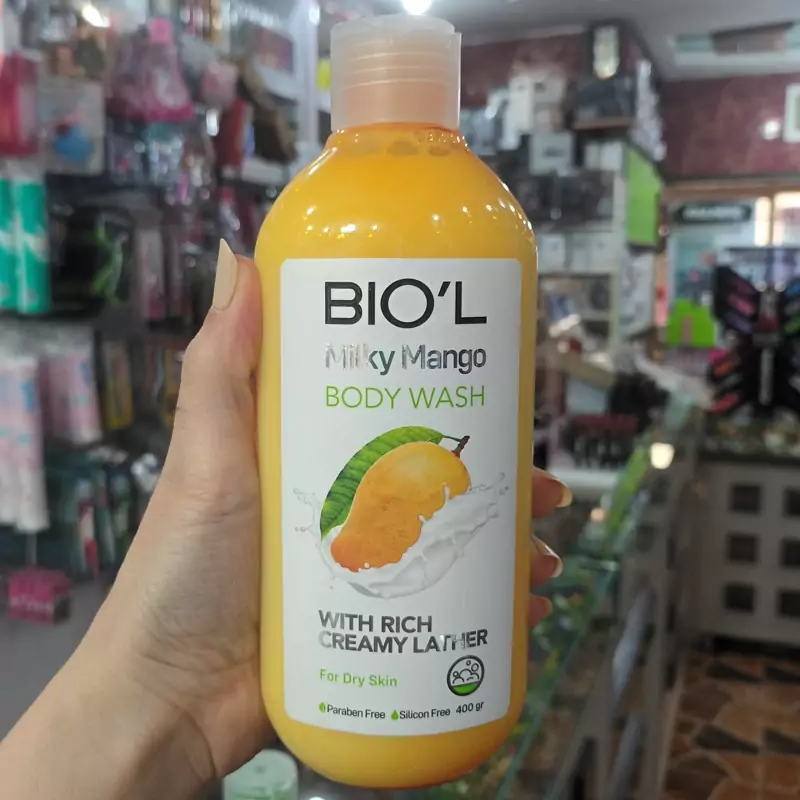 شامپو بدن بیول مدل Milky Mango حجم 400 میلی لیتر