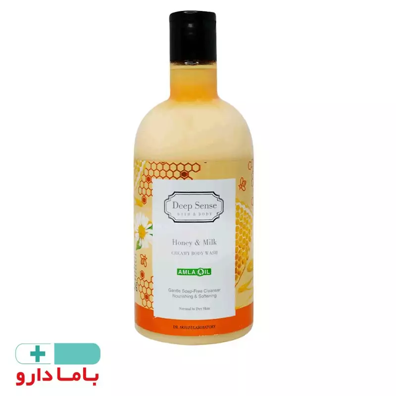 شامپو بدن کرمی شیروعسل دیپ سنس