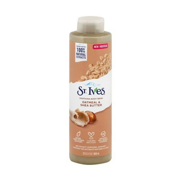 شامپو بدن سنت ایوز ST Ives مدل جو دو سر و شی باتر حجم 650 میل