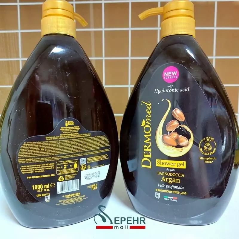 شامپو بدن درمومد آرگان 1 لیتری/ اورجینال