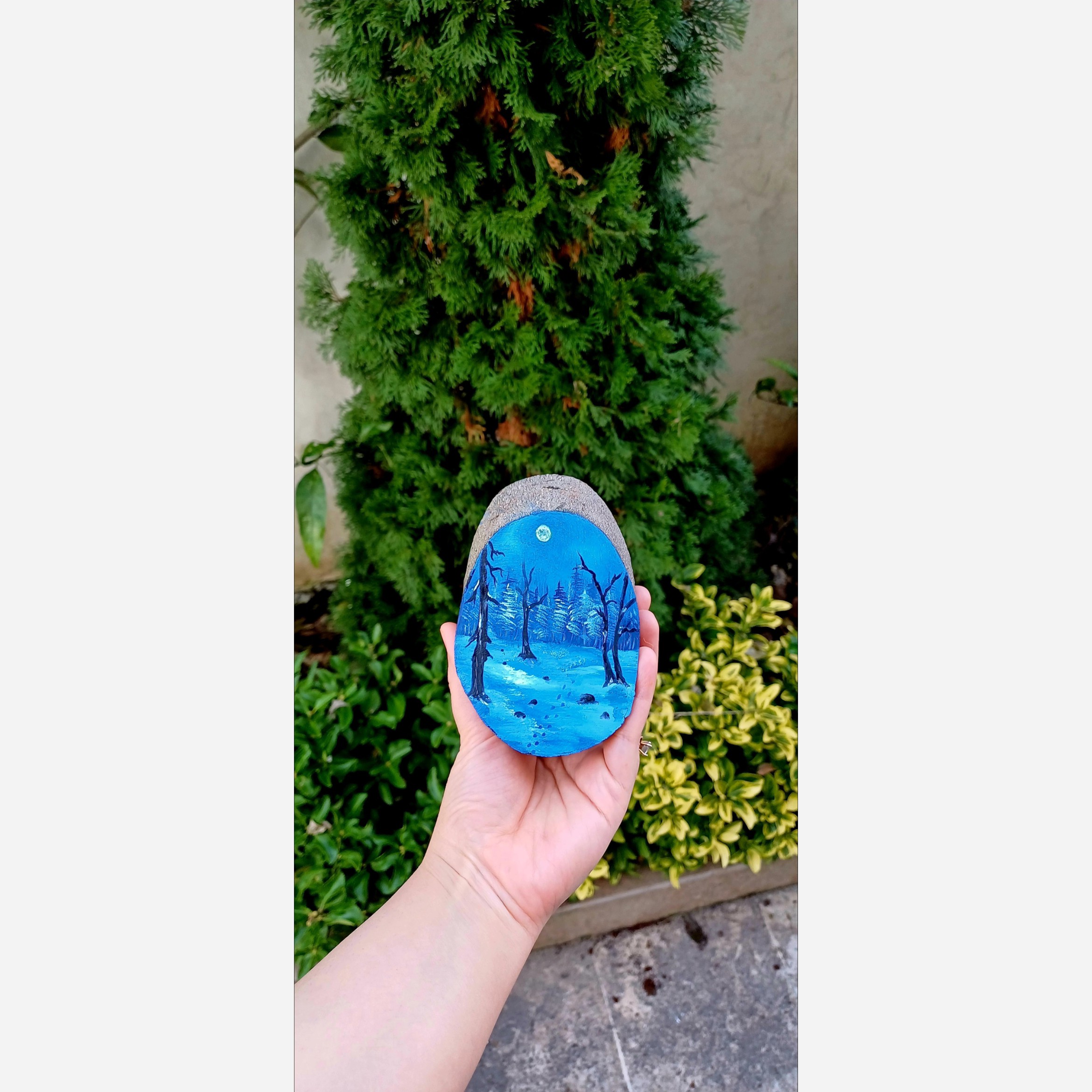 نقاشی روی چوب