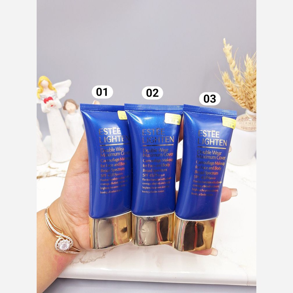 کرم پودر تیوپی استی لایتن ESTEE LIGHTEN بافت سبک دارای spf45 ماندگاری بالا