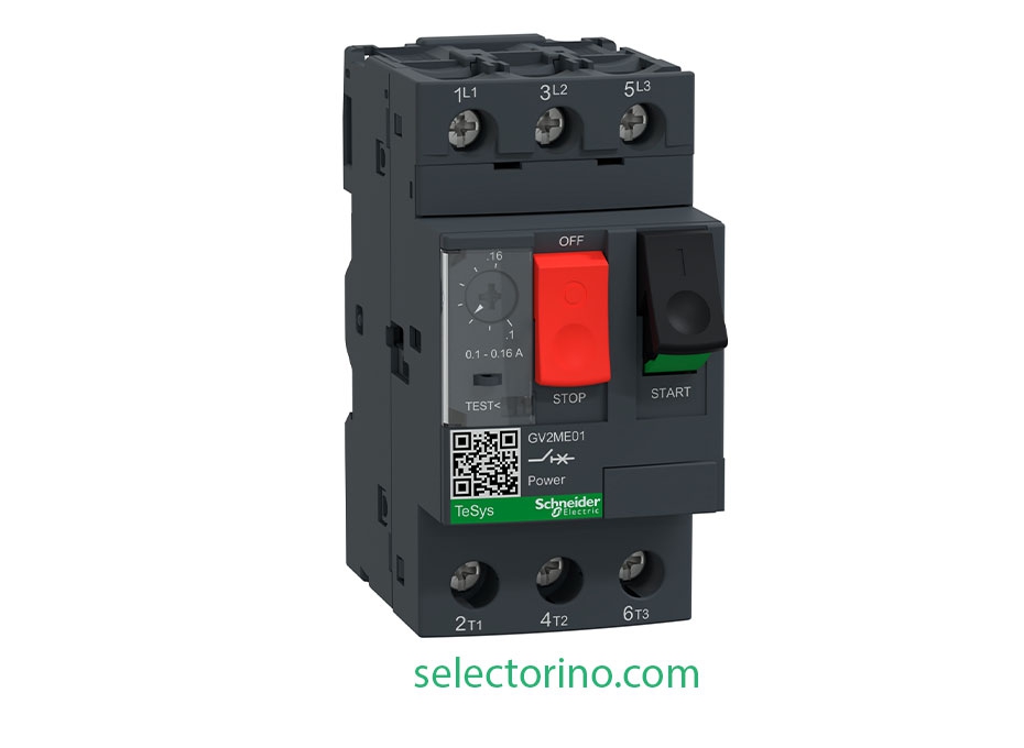 کلید حرارتی 0/1 - 0/16 اشنایدر GV2ME01 Schneider