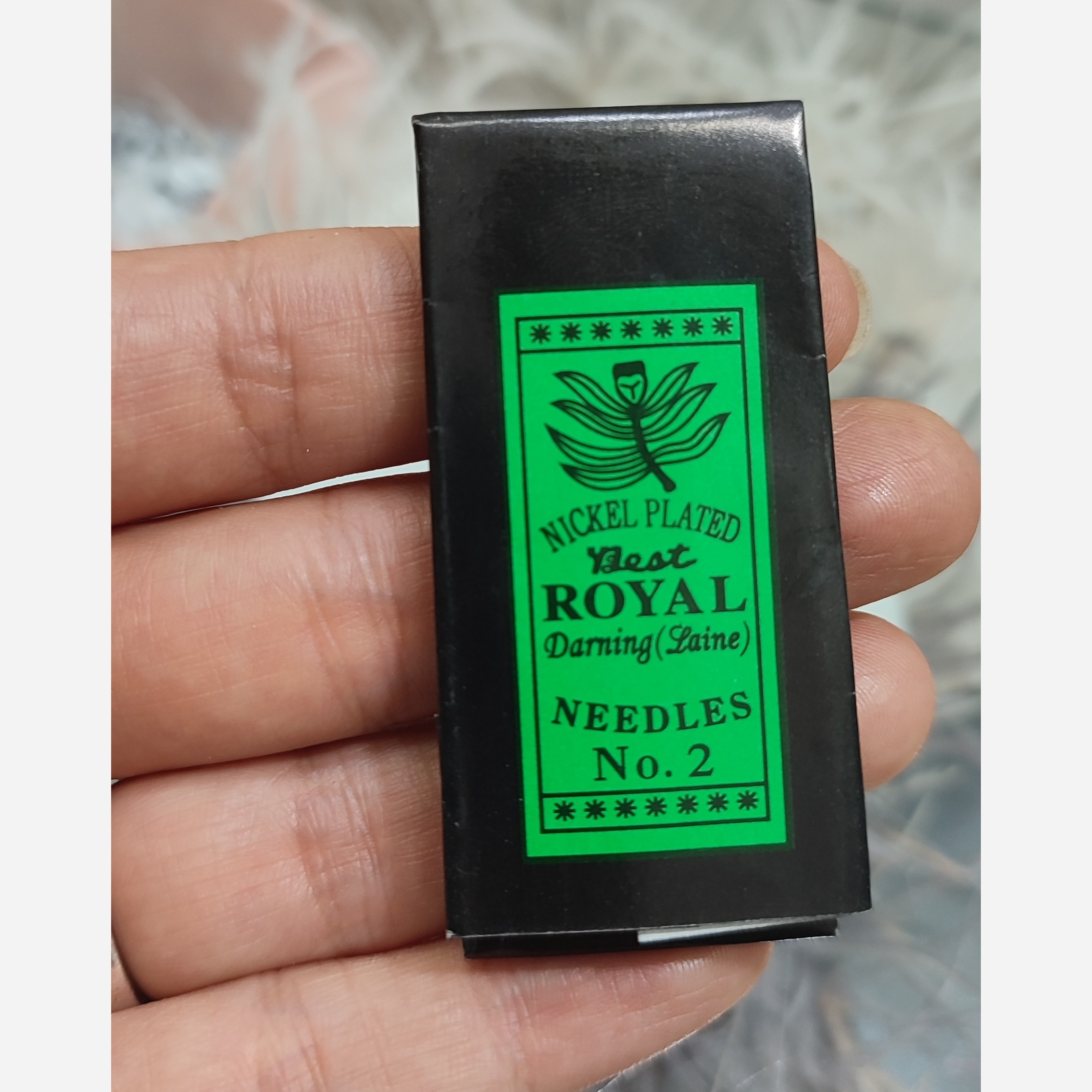 سوزن دستی رویال نمره دو ضخامت متوسط