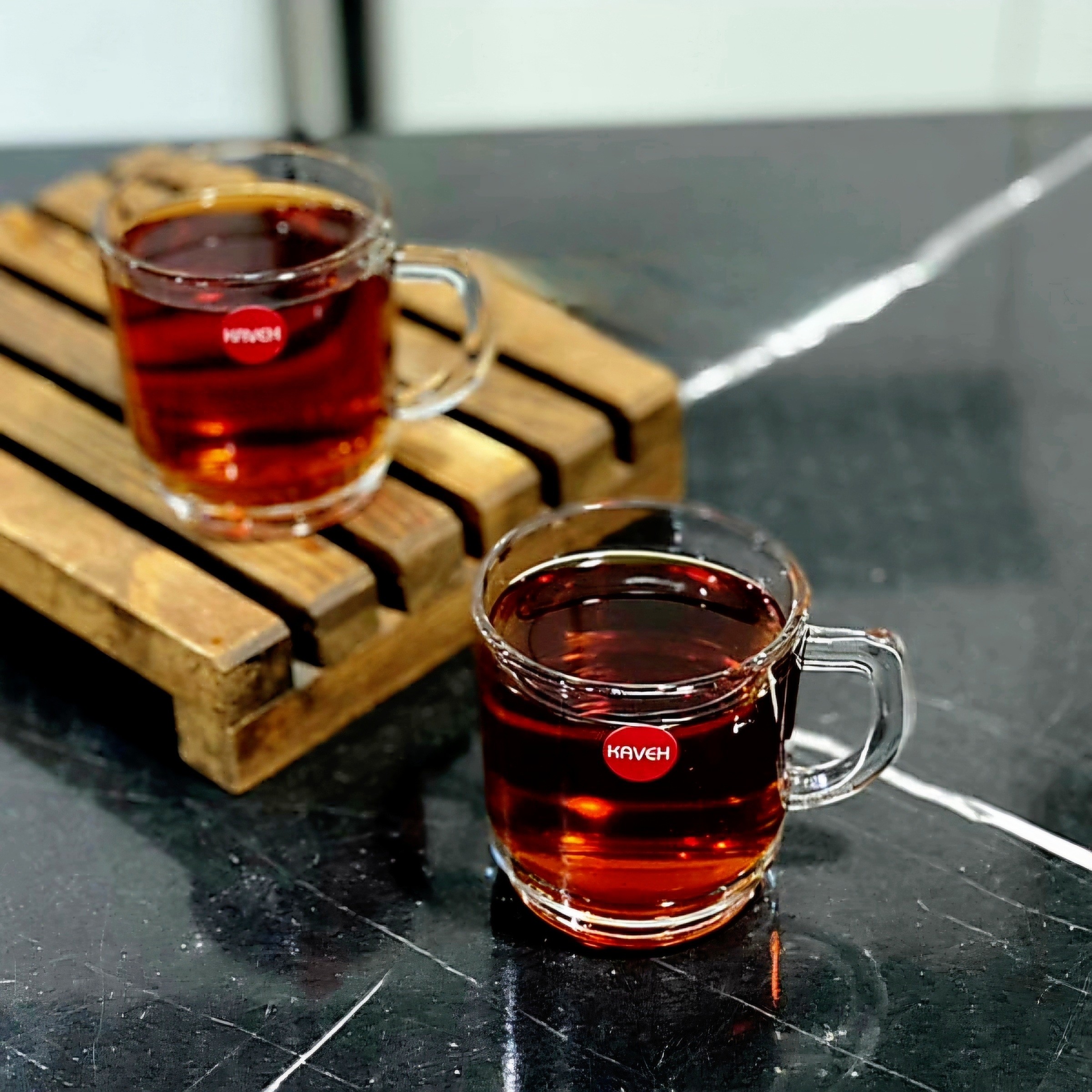 نیم لیوان دسته دار سپیدار . کاوه ( 48 عددی ) (پس کرایه)
