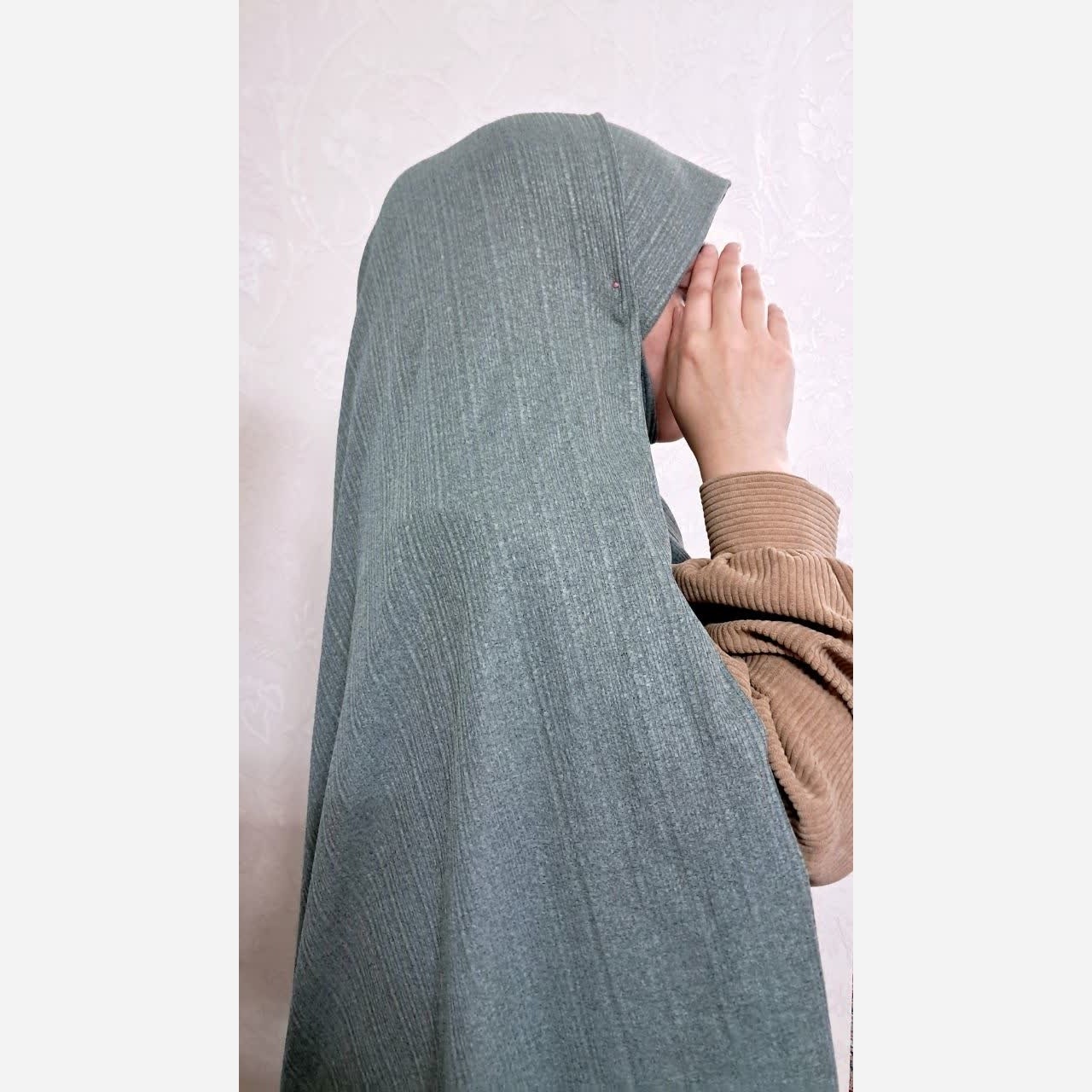 شال کشی عربی سبز پاستیلی