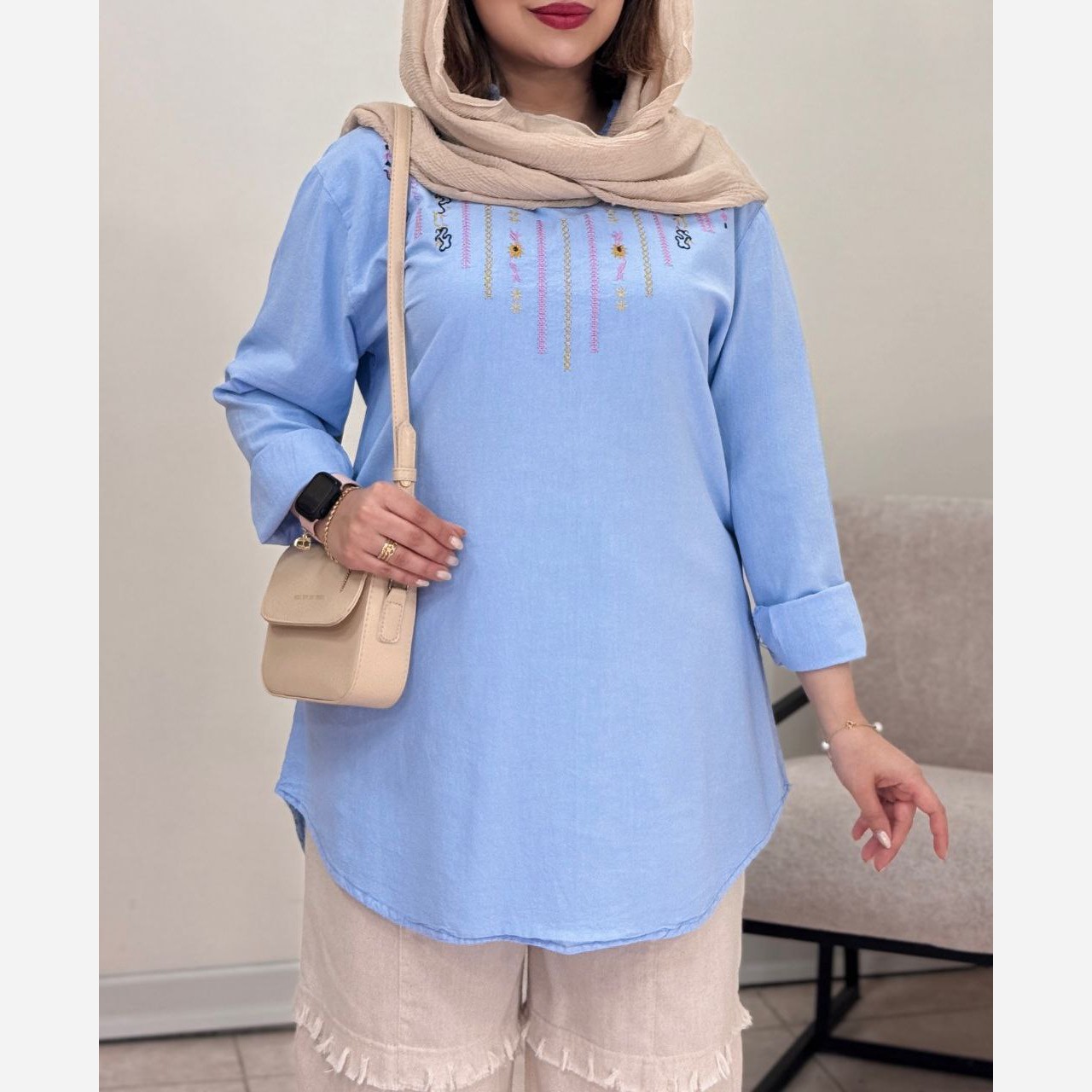 تونیک مانتویی گیتی 3776