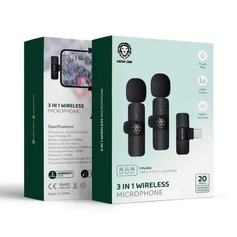 میکروفون حرفه ای گرین لاین مدل DualMic