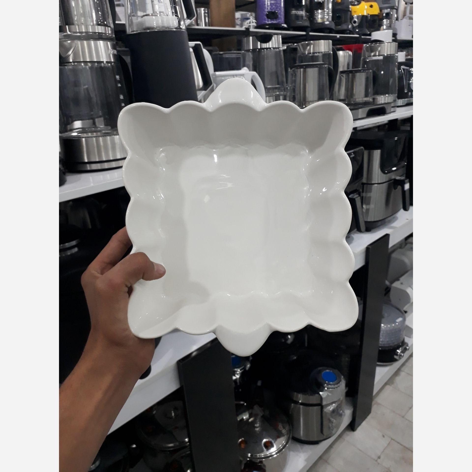 تابه مربع طرحی شیار دار آماتیس