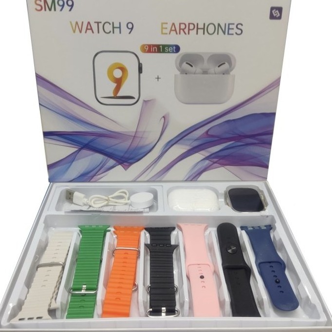 ساعت هوشمند اسمارت اولترا مدل SM99 + ایردپاد پرو + هفت بند