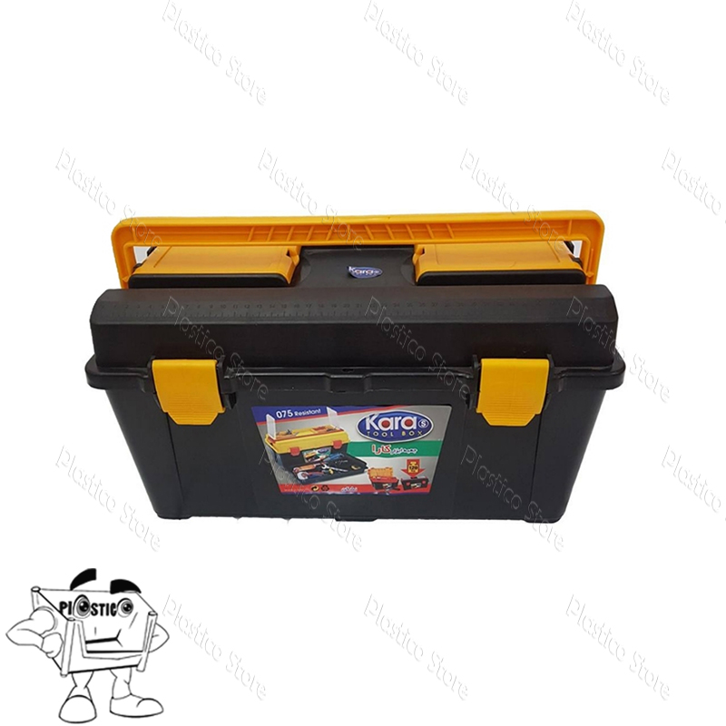 جعبه ابزار پلاستیکی نشکن کارا (ارسال پس کرایه)