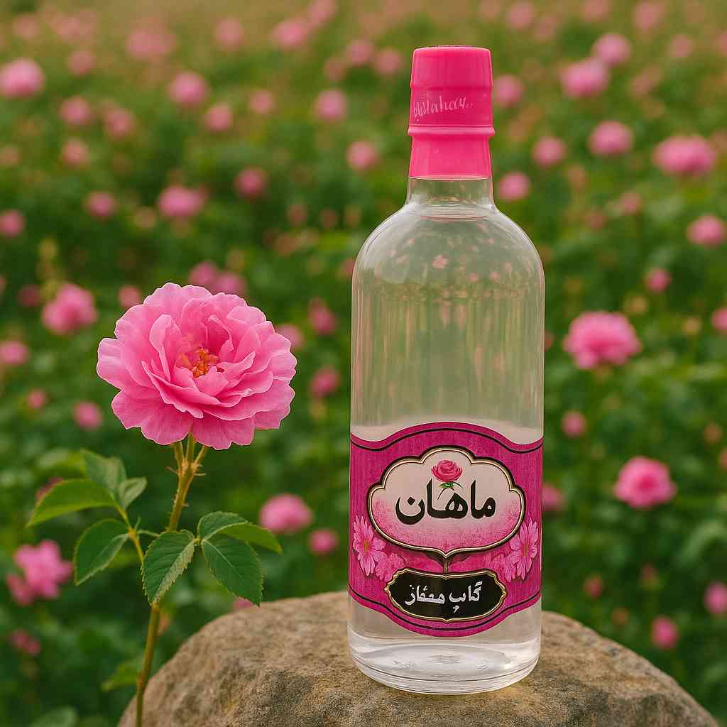 عرق گلاب ممتاز 1000سی سی ماهان