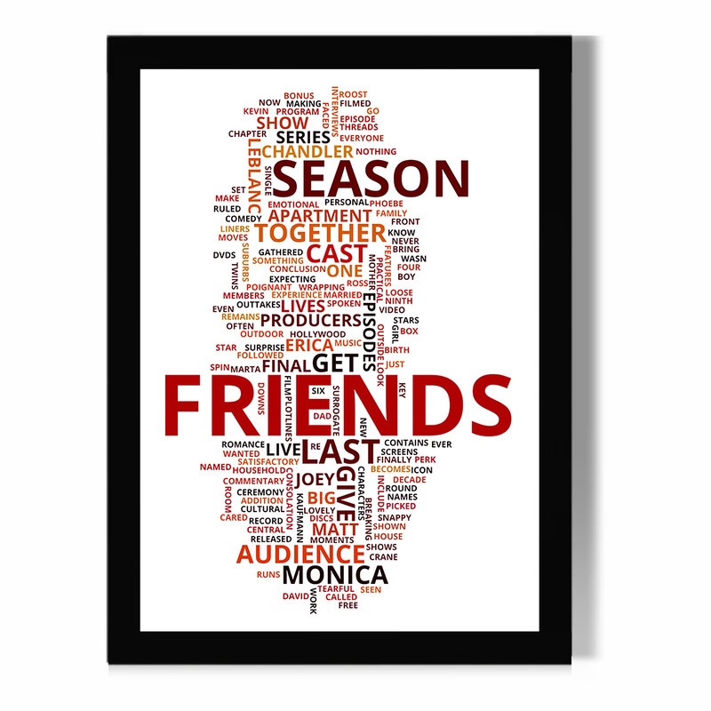 تابلو مدل دیواری طرح سریال فرندز | Friends کد FD132
